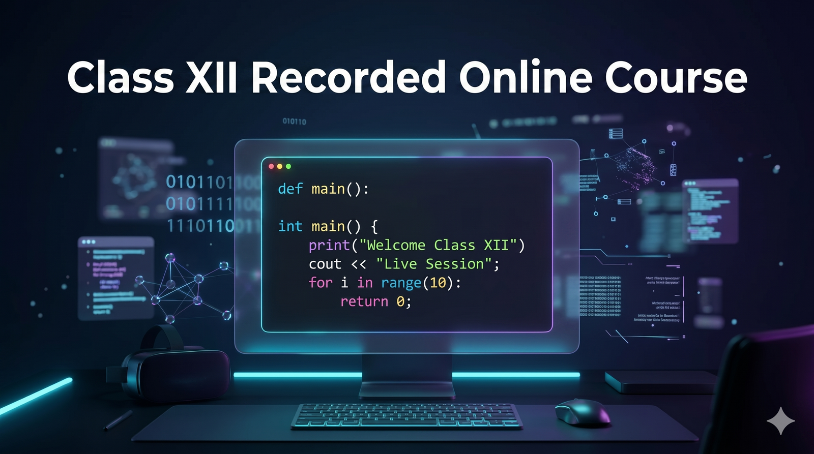 Class -XII Recorded Online(Python,SQL)